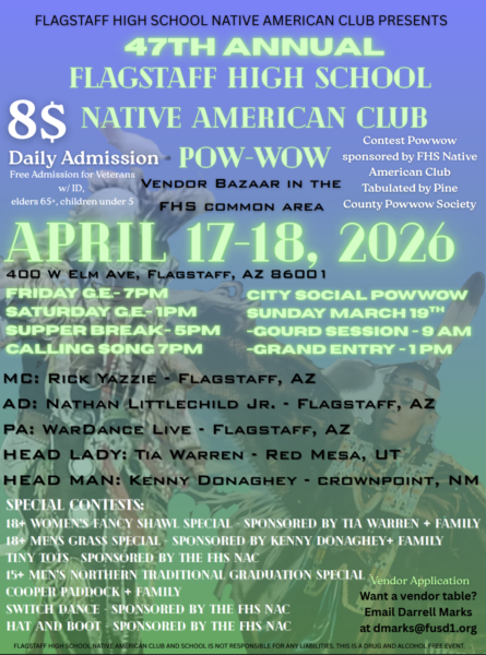 47th Annual Flagstaff High School Contest Pow Wow 2026